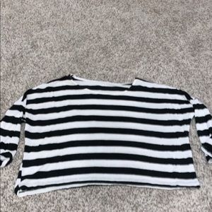 B&W striped long sleeve